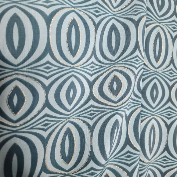 Vintage y2k 2000s psychedelic faux wrap girlies retro v neck tunic blouse medium - Picture 3 of 6